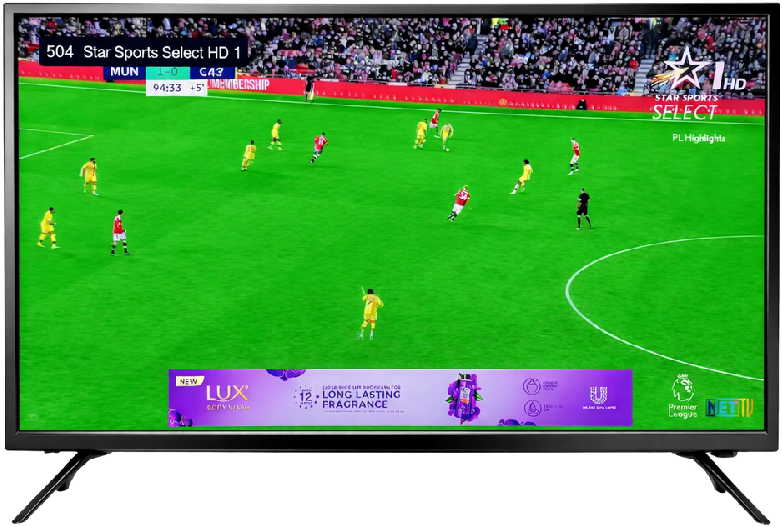 NetTV channel changing banner placement